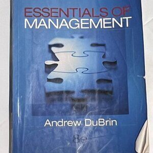 Essentials of Management by Andrew J. DuBrin Verson: 8e Soft‎ Cover